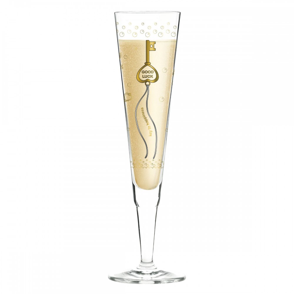 Champagne Glass Good Luck