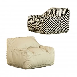 Living Room Buffy Armchair And Pouf
